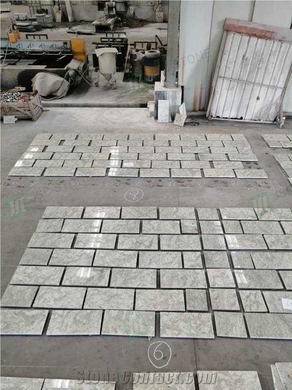Andromeda White Granite Interior Wall Cladding Floor Tiles 